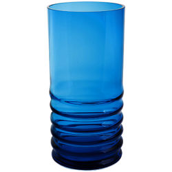 Dartington Crystal Wibble Hurricane Vase, Large